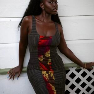 'Bamboo Cathedral' Renee Knit Dress